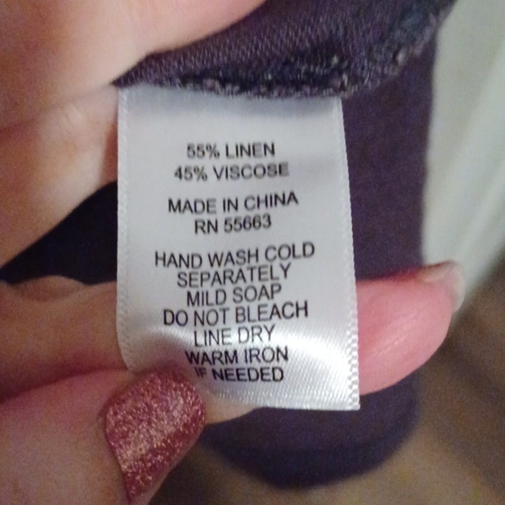 Gray Forcynthia Dress With Uneven Hem And Large Pockets Women's Size Small - Picture 7 of 8